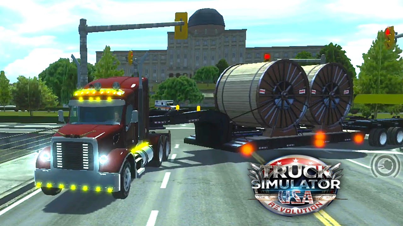 Truck Simulator USA Revolution - Gameplay | New York - Montreal | Oversize Load