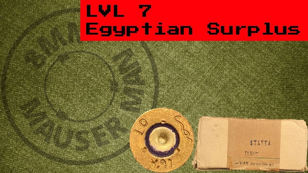 Surplus 8mm Ammo Review: Egyptian (1956)