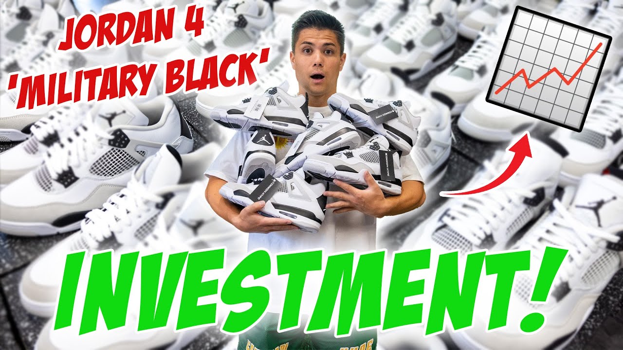 The Only Sneaker We are Investing in... *$20,000 Jordan 4 'Military Black' Investment for PROFIT*