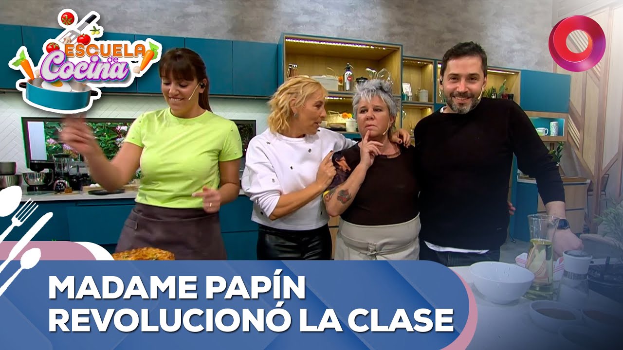 MADAME PAP&Iacute;N REVOLUCION&Oacute; LA CLASE | #EscuelaDeCocina Completo - 23/08 - El Nueve