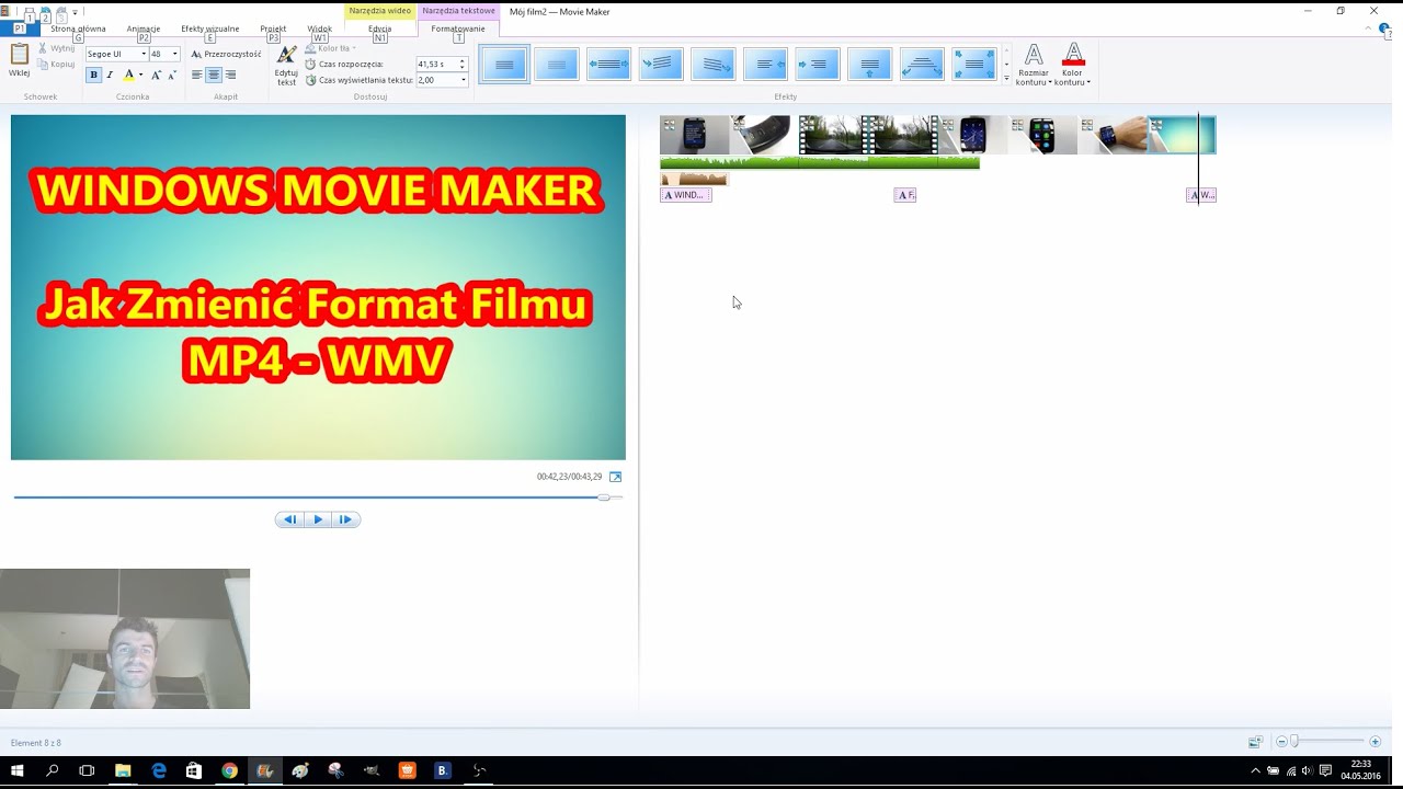Jak Zmienić Format Filmu MP4 WMV - odcinek 6 - Windows Movie Maker - Poradnik | ForumWiedzy
