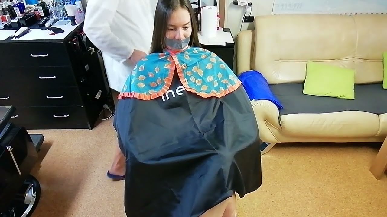 Sexy girl ZUZKA forced haircut FULL VIDEO ✂️💈