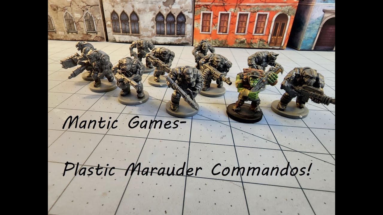 Mantic's plastic Marauder Commandoes!
