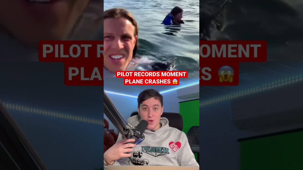 THIS PILOT RECORDS THE MOMENT HIS PLANE CRASHES! #Shorts