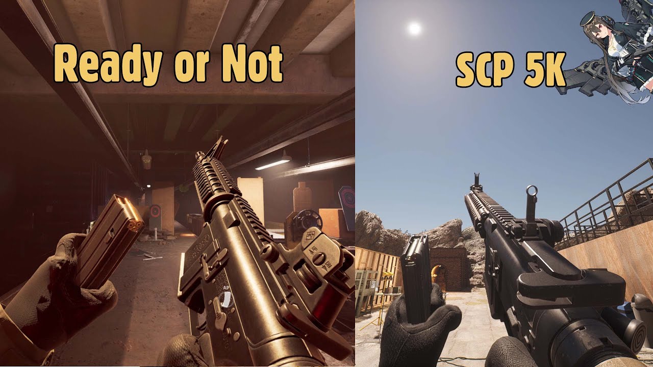 Ready Or Not vs SCP 5K Weapon Comparison