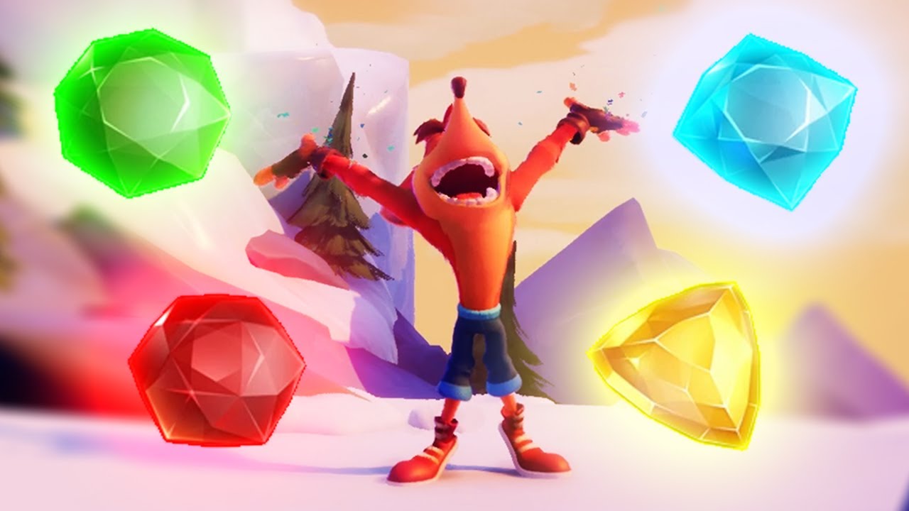 Crash Bandicoot 4: It's About Time — все цветные самоцветы