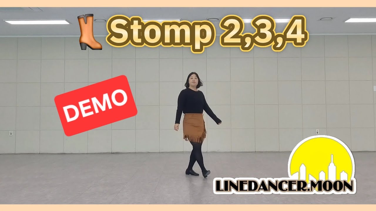 [라인댄스]Stomp 2,3,4 _ DEMO (#스텀프이삼사라인댄스)