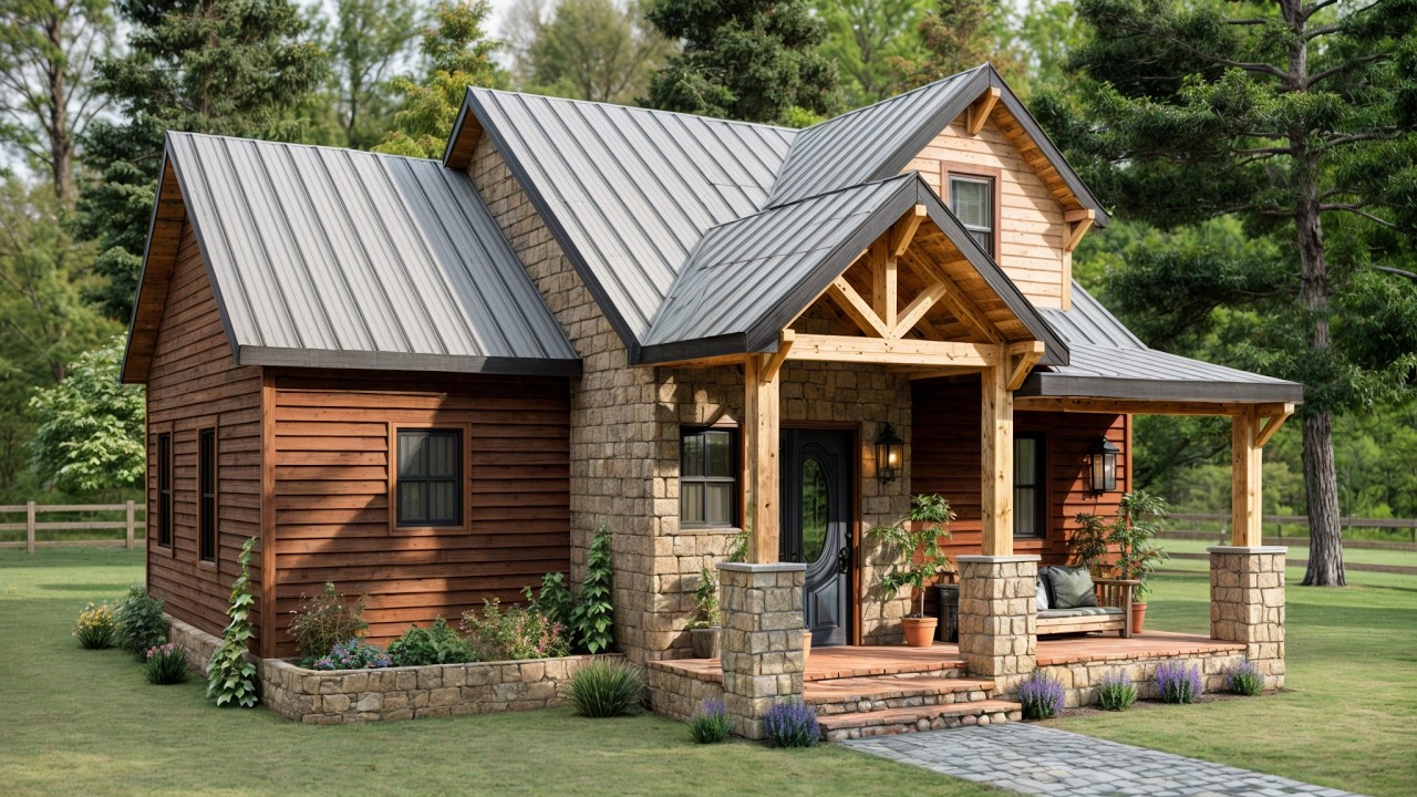 30' x 26' (9m x 8m) Cottage Farmhouse with Loft: Cozy, Space-Saving, and Stylish
