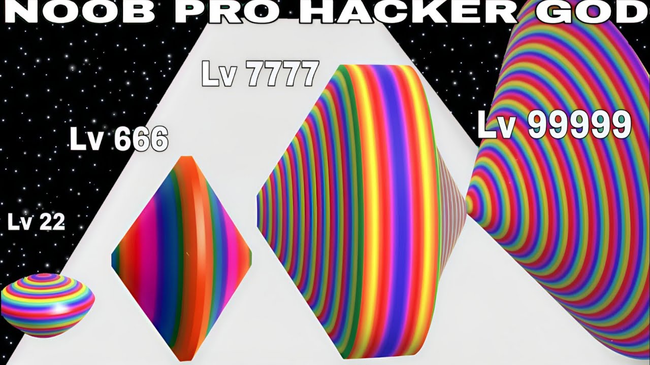 Amazing Gameplay 😍|NOOB VS PRO VS HACKER VS GOD in Circle Up💚