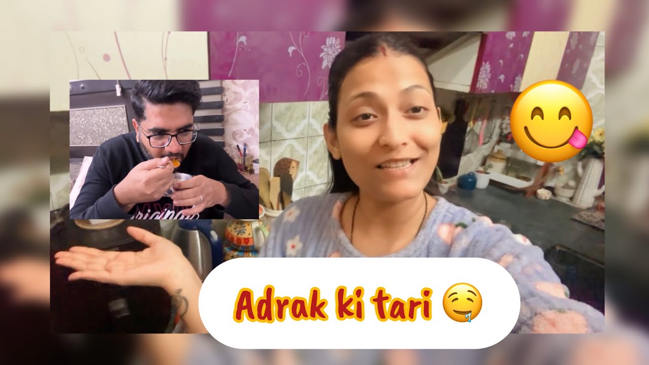 Punjabi Adrak ki tari recipe 🤤| Ye recipe kisi ne nahi banayi hogi ajtk | Cooking vlog 😋 
