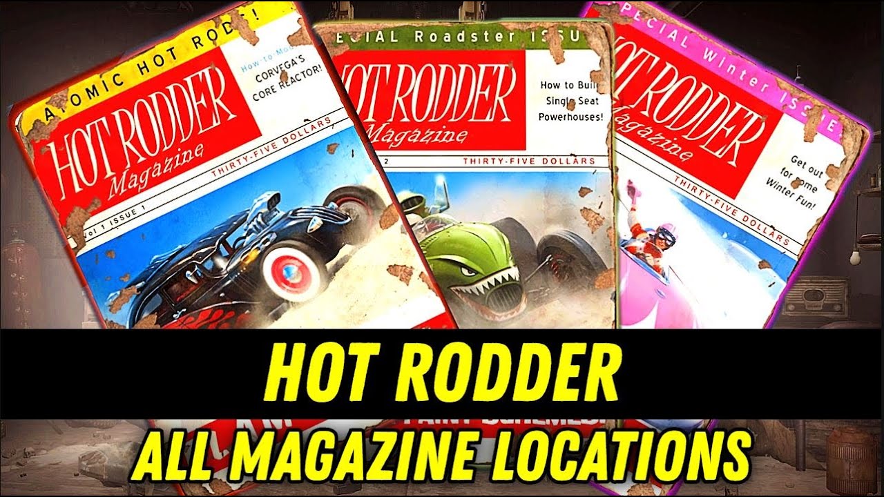 Hot Rodder - All Magazine Locations (Full Guide) | Fallout 4