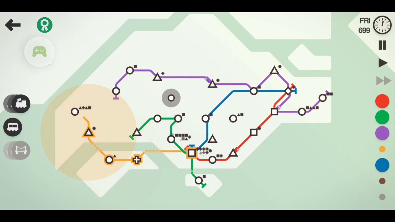 Mini Metro - Singapore challenge
