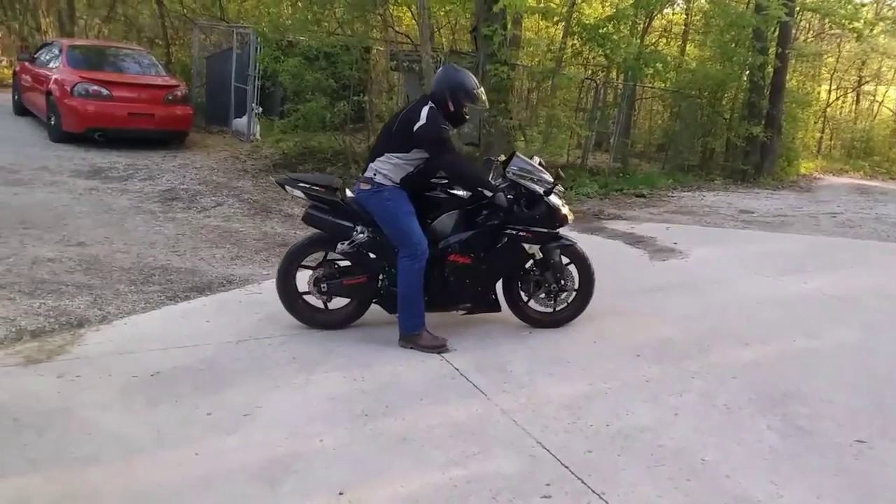 2006 ZX10R | Stock Exhaust Cut to 10