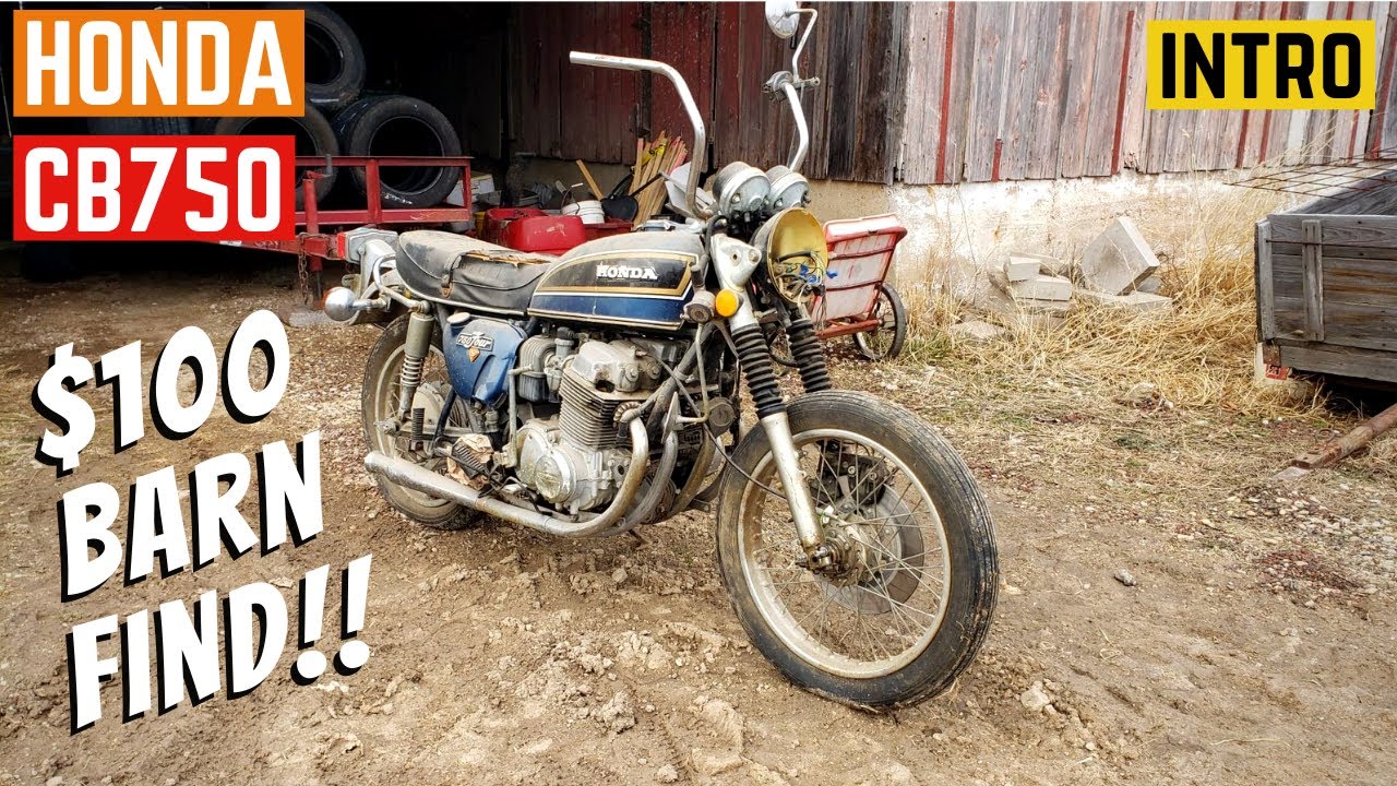 BARN FIND CB750 For $100!!  What Am I Going To Do With It? EP1