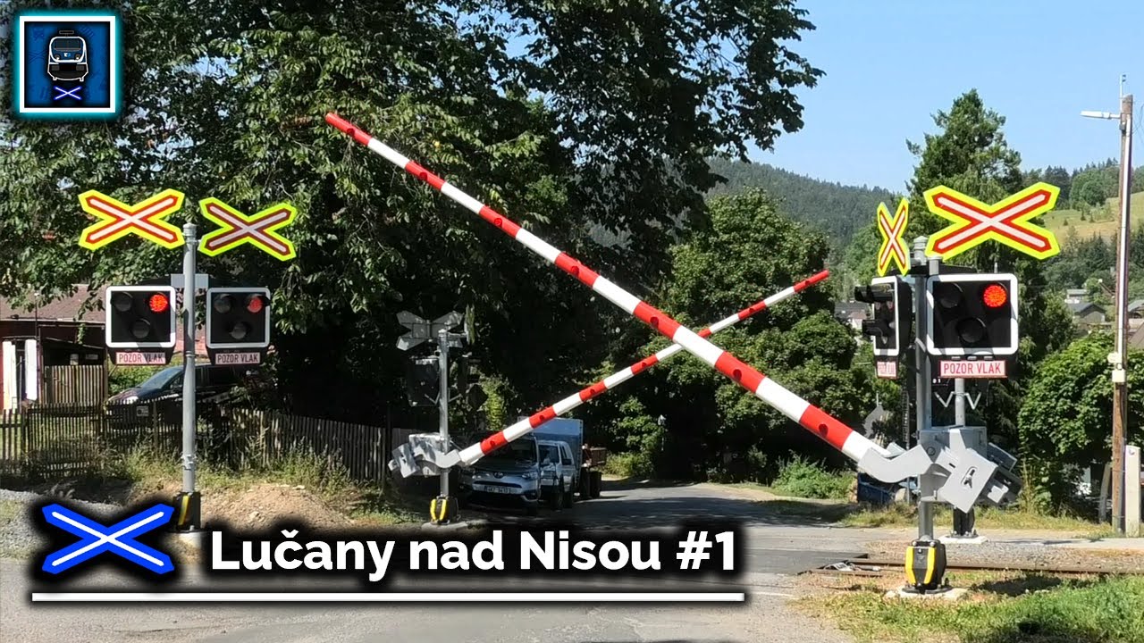 Železniční přejezd ▪ Lučany nad Nisou #1 || 5.8.2022