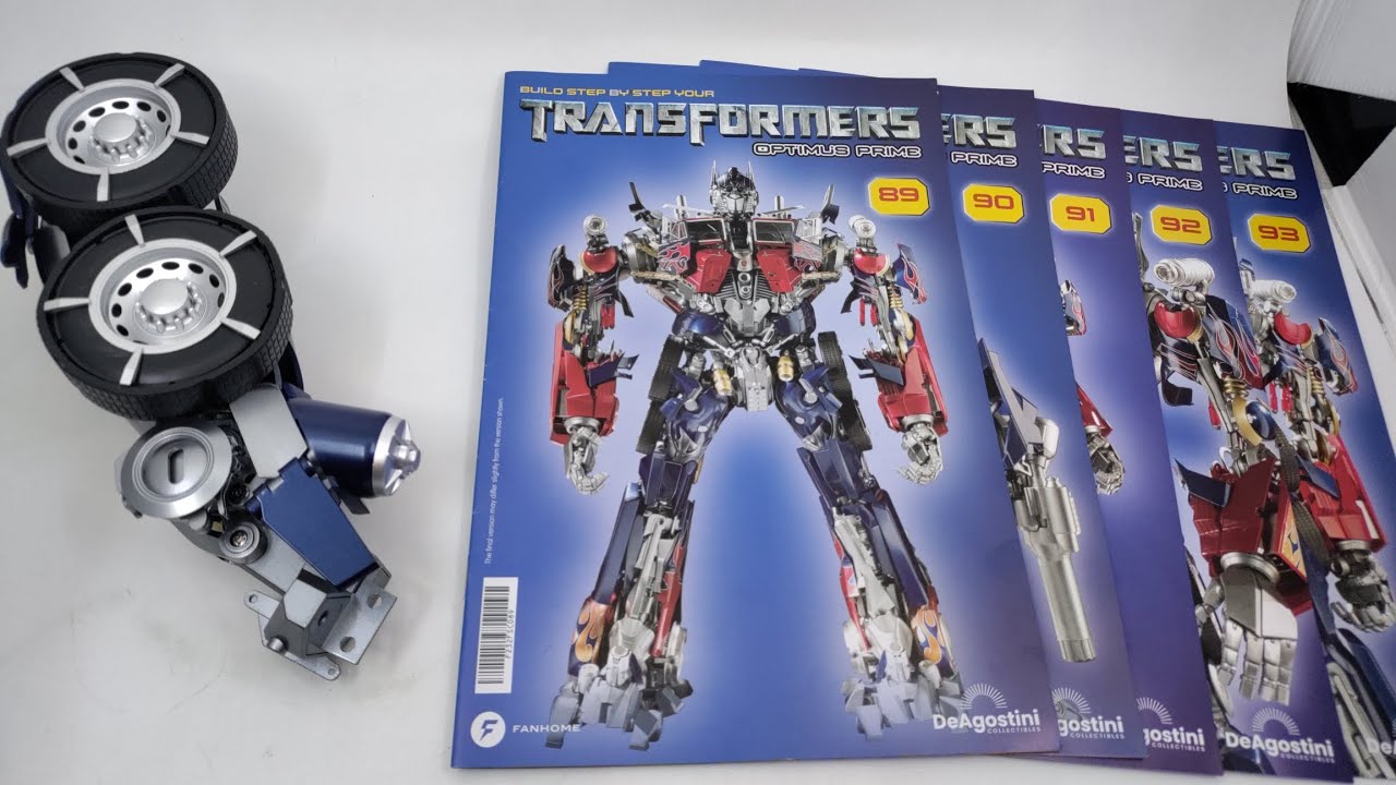 Transformers - Optimus Prime od DeAgostini - stavba čísla 89, 90, 91, 92, 93 v češtině