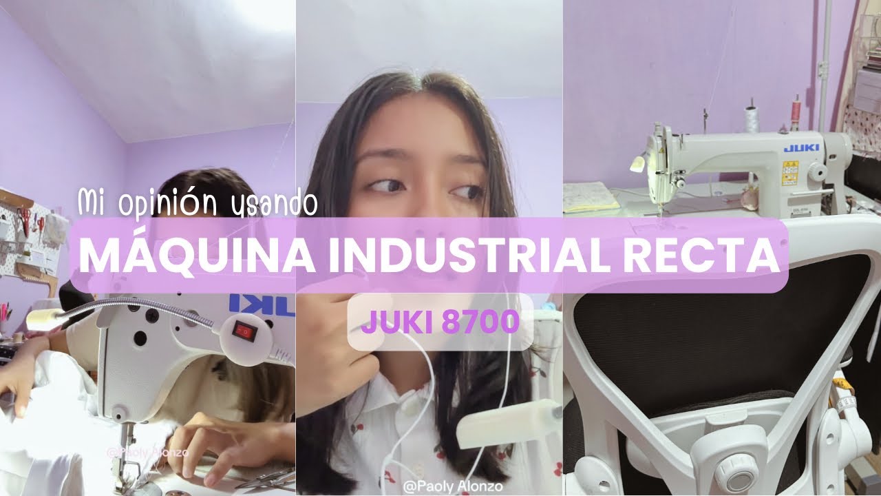 Maquina recta industrial 8700 | Reseña real