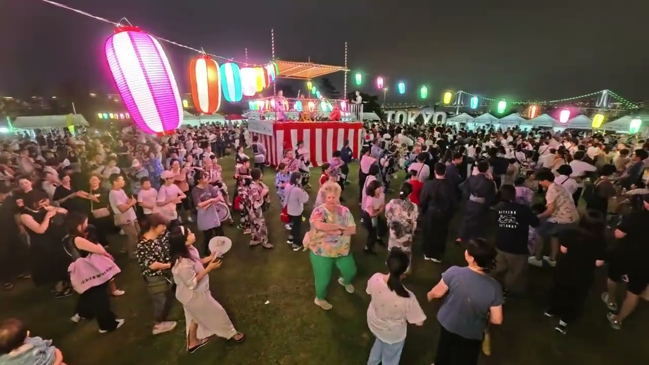 【きよしのズンドコ節】（氷川きよし）　2025年第1回晴海ふ頭公園盆踊り大会14　HARUMI FLAG