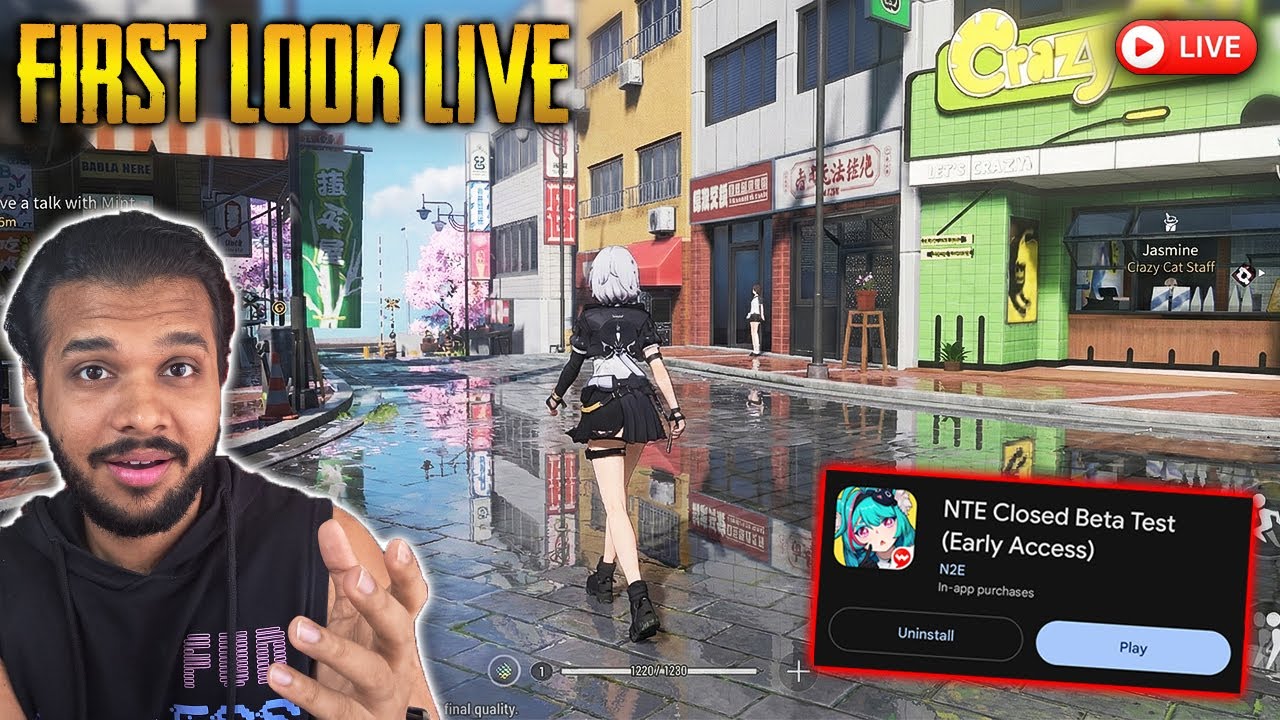 🔴NTE Mobile LIVE... Access Chahiye Kyaa ??🌚 ANIME GTA Open World on Mobile FIRST LOOK 🥵🫦