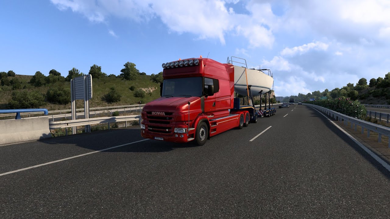 Euro Truck Simulator 2 [1.57]. Scania Serie T. Ruteo de Valencia a Montpellier. Parte 2.