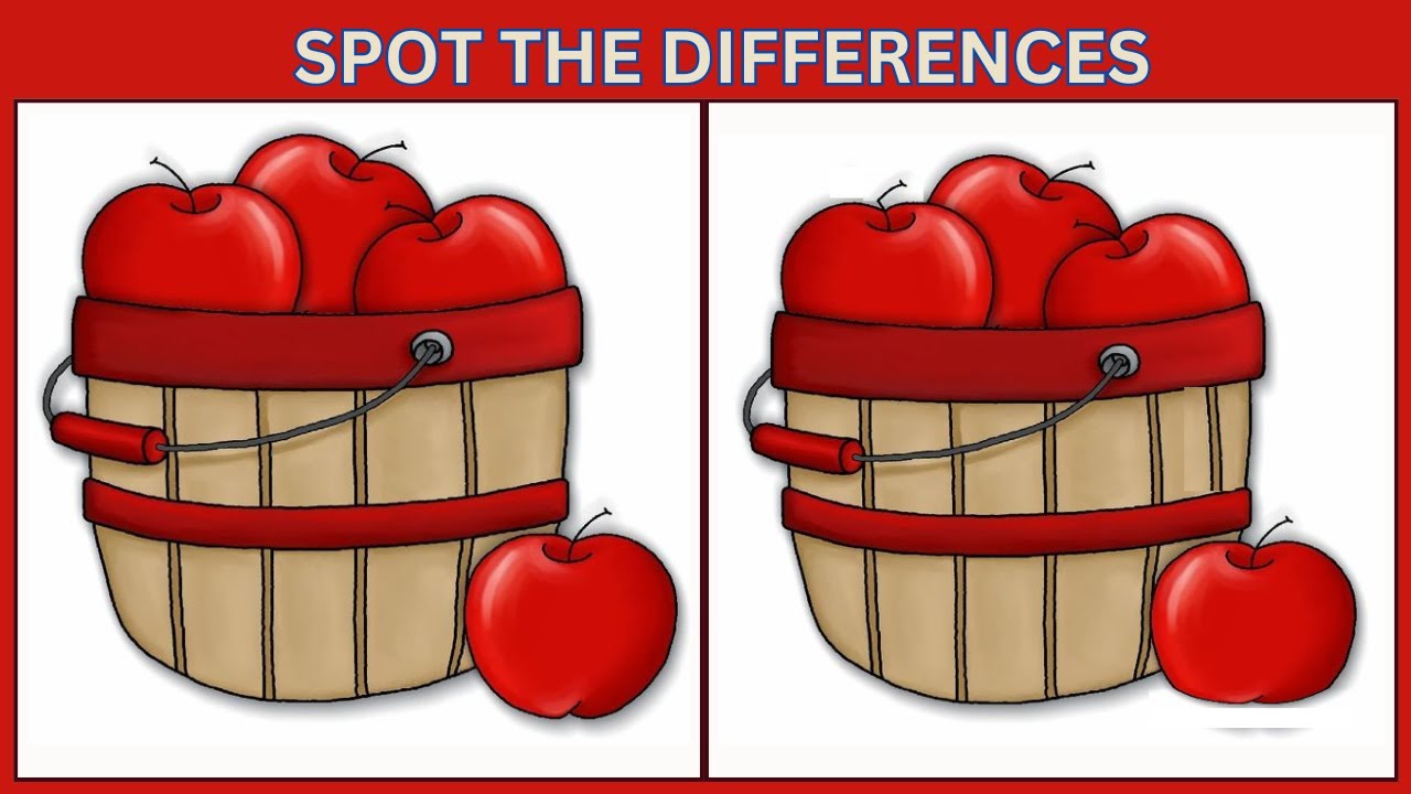 Spot the 3 Differences | 10 Brain Teasers to Test Your IQ