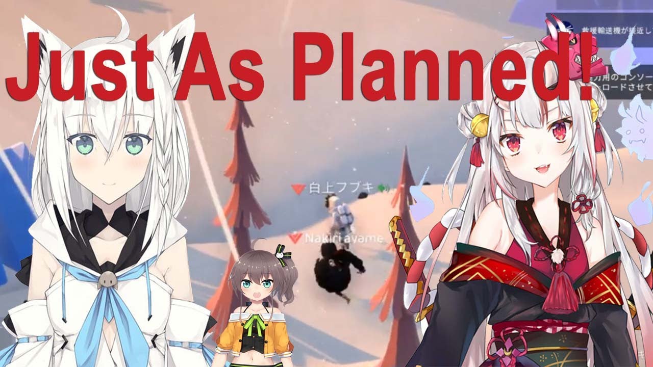 Fubuki and Ayame  Evil Plan【 Project Winter 】