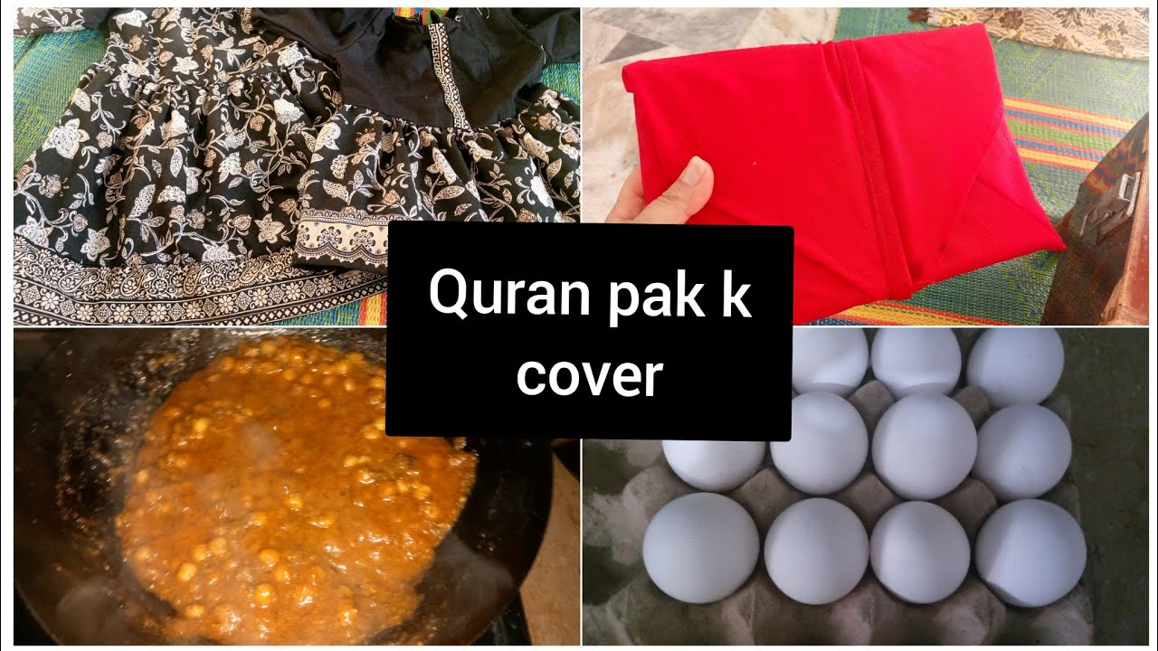 Aj Quran pak K Cover Stich Kiya Channa Karahi Recipe 