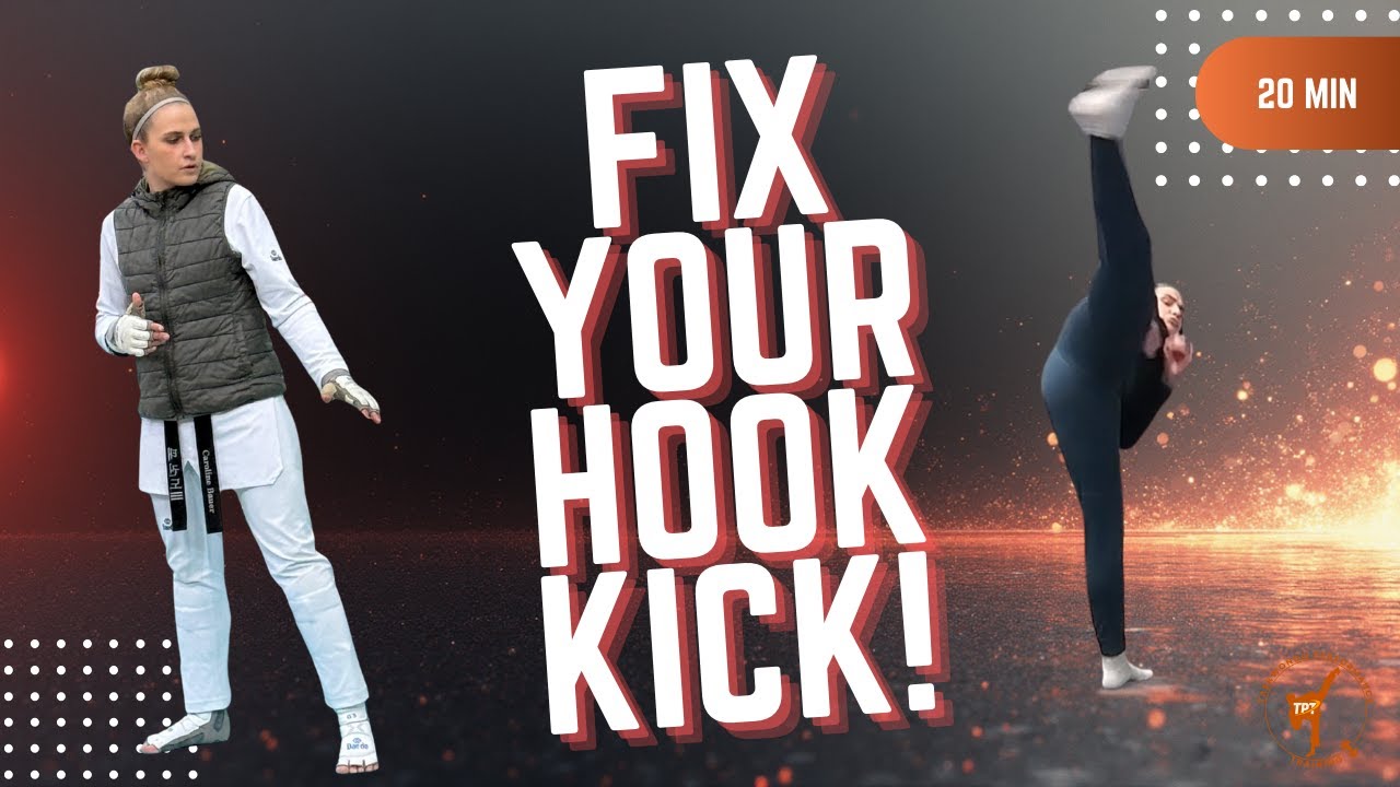20 Min | Hook Kick Technique Drills | Control, Precision & Power | Taekwondo Follow Along