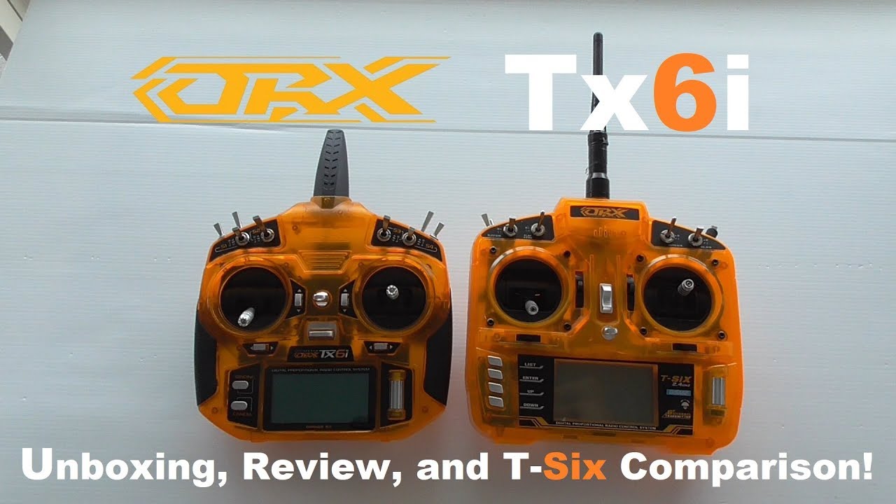 OrangeRX Tx6i Unboxing, Review & T-Six Comparison!