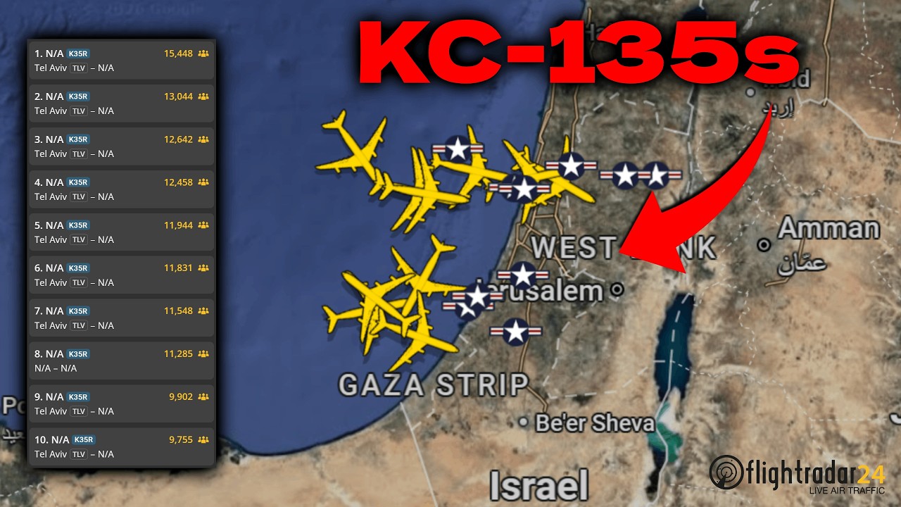 Tracking KC-135s GALORE | B-1 Lands at Fairford