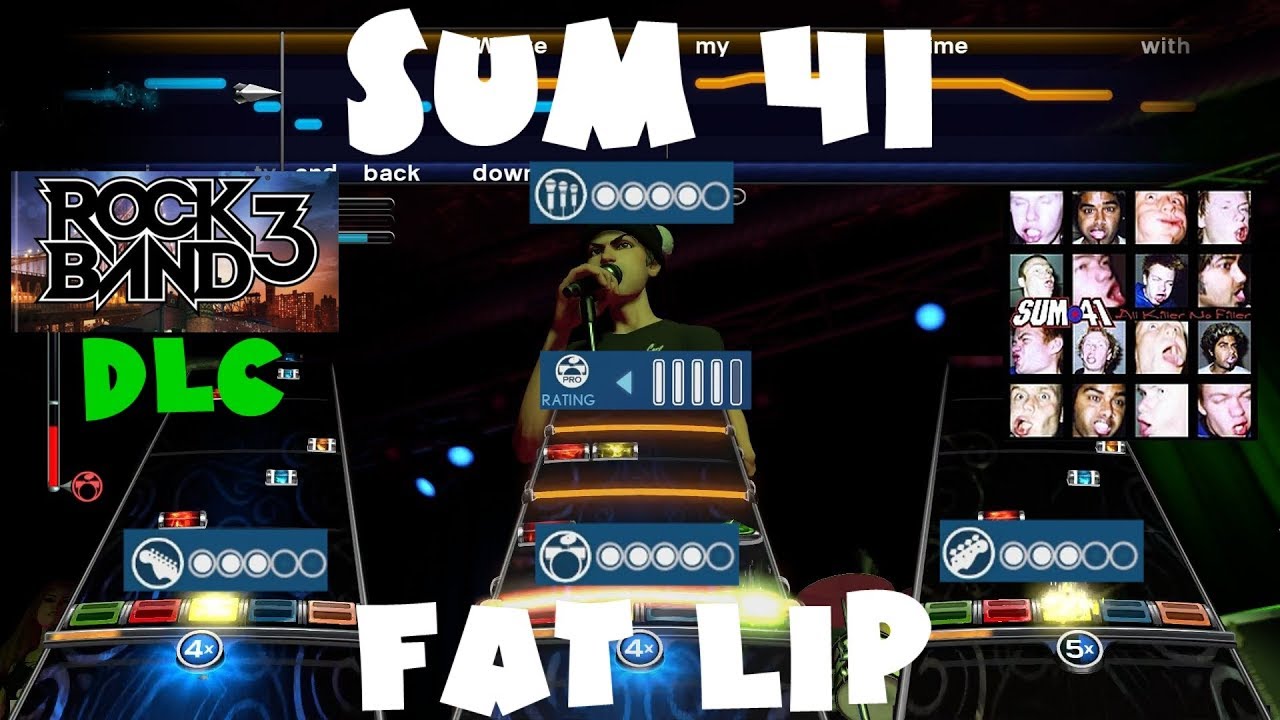Sum 41 - Fat Lip - Rock Band 3 DLC Expert Full Band (January 31st, 2012)