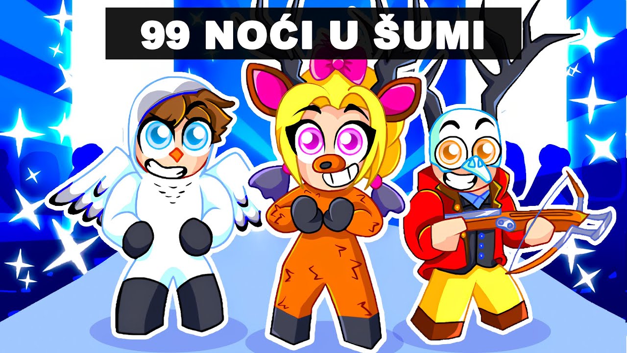 OBLAČIMO SE U 99 NOĆI U ŠUMI U ROBLOXU!