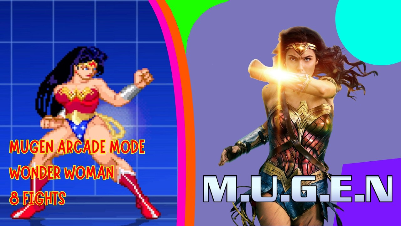 MUGEN - Wonder Woman Arcade Run (8 Fights)