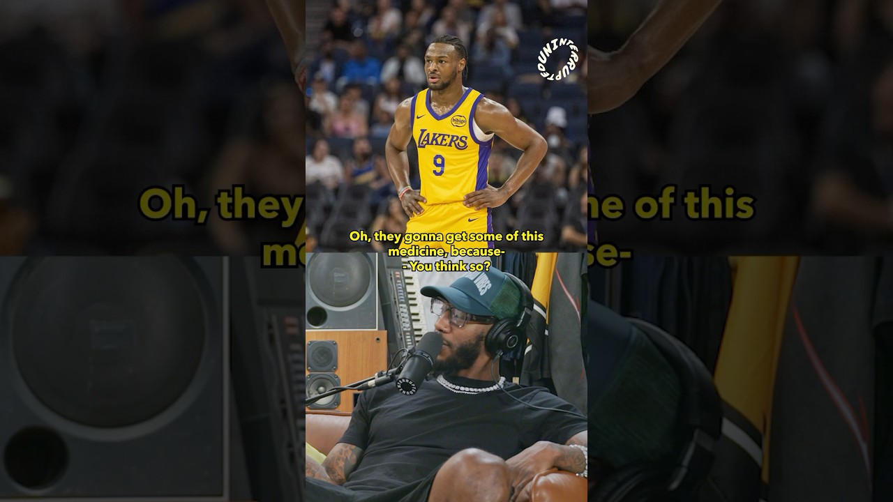Iman's message to the Bronny doubters 😳 #bronnyjames #iman #lakers #imanamongstmen #shorts