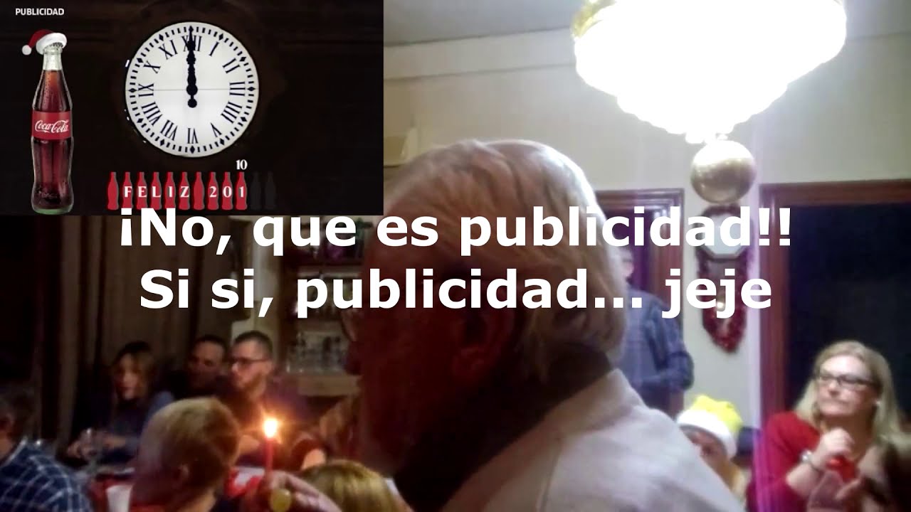 Uvas, cagada Canal Sur 2015 (Momento de las 12 Uvas apoteósico)