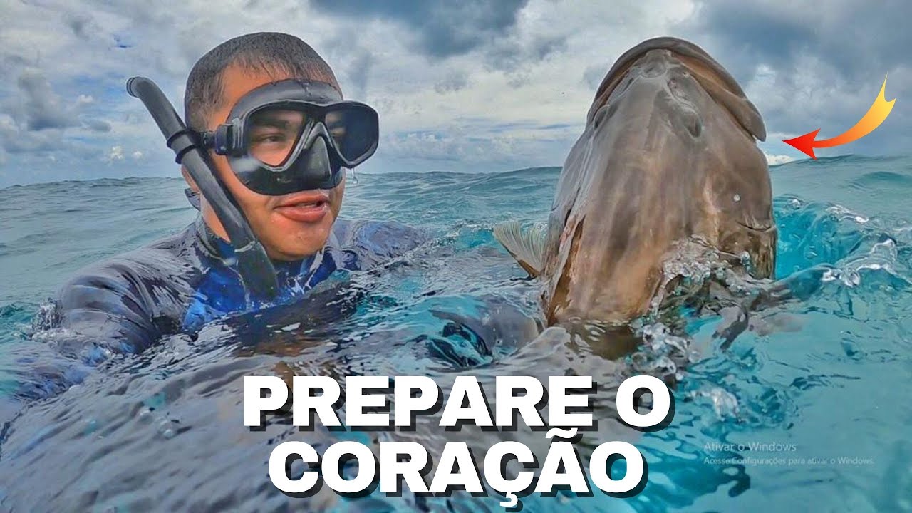 NEM ACREDITEI QUANDO VI AQUELE PEIXE ENORME!!! FIZ O MELHOR HAMBURGER DA MINHA VIDA! Pesca Sub