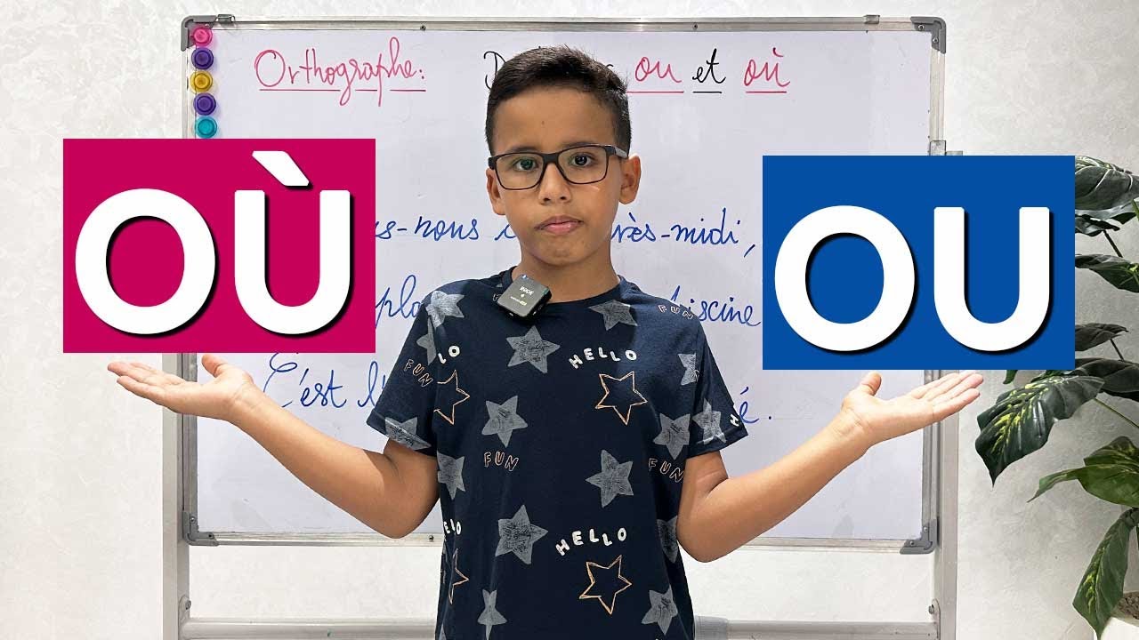 Distinguer ou et où