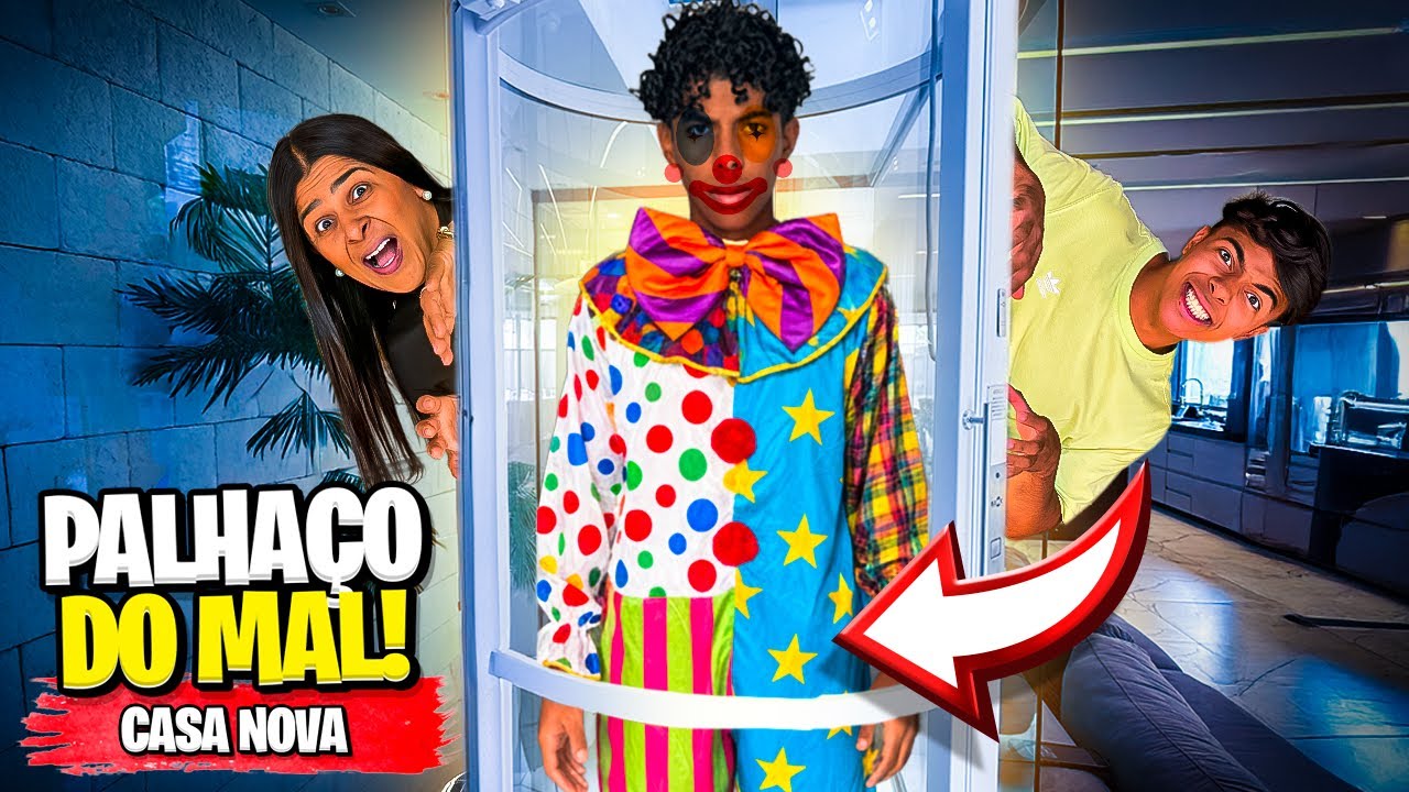 GABRIEL VIROU PALHAÇO DO MAL NA CASA NOVA DO RJ!😳OQUE VAMOS FAZER?