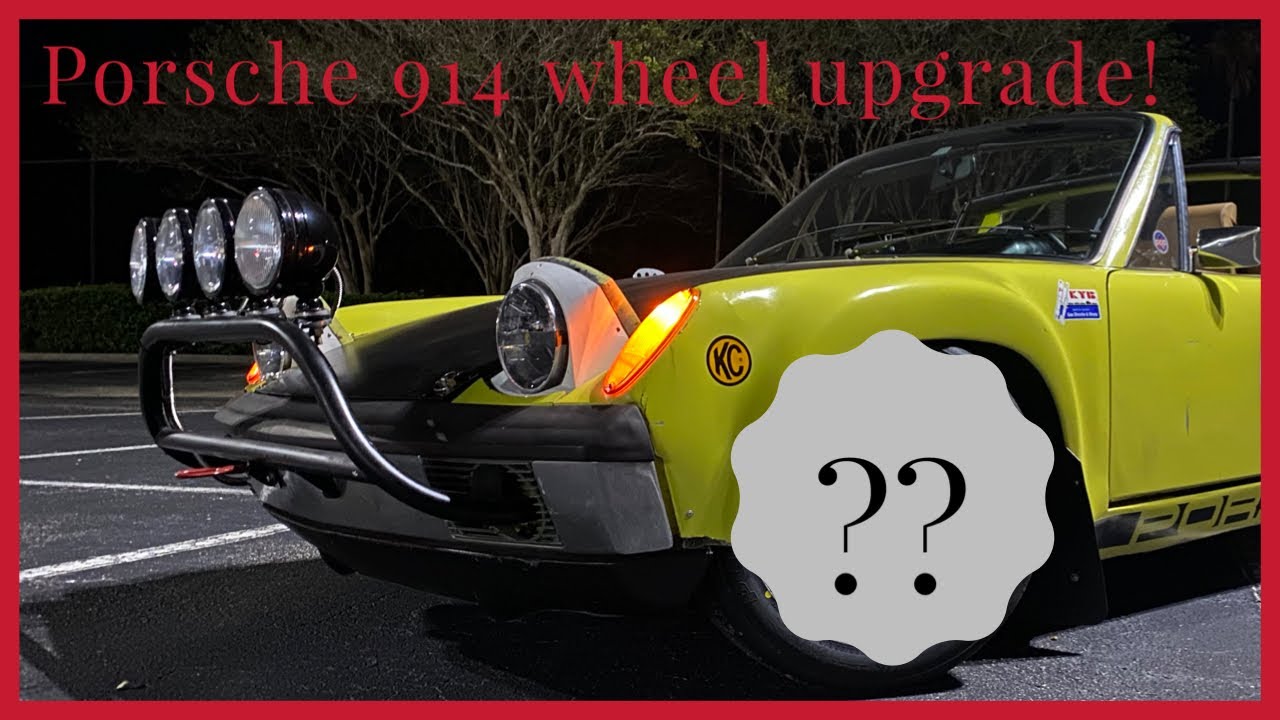 Sparco Wheel upgrade for my Porsche 914!