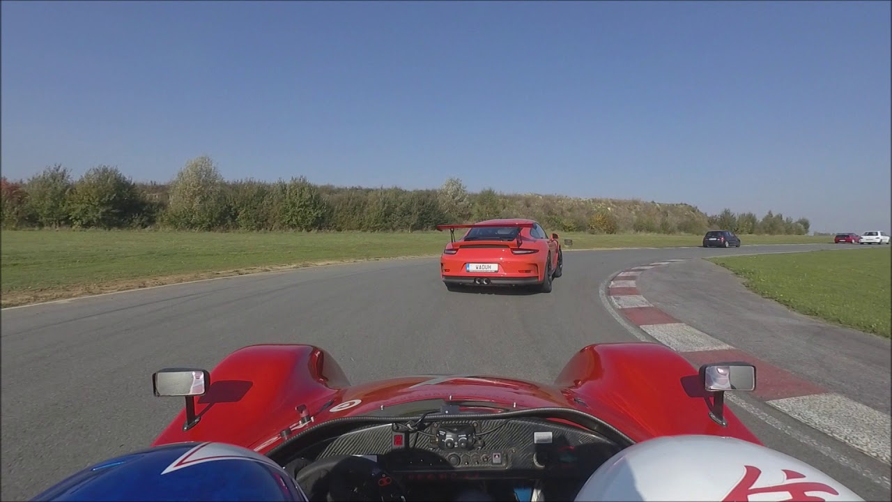 Radical SR3 1300cc vs Porsche 991 GT3 RS - Trackday Clastres 15 10 2017