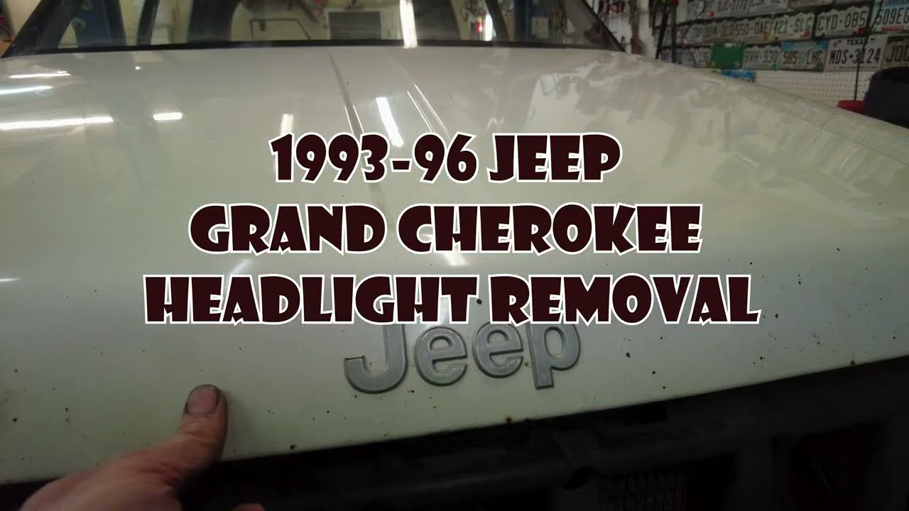 93-96 Jeep Grand Cheroke ZJ Headlight, Bulb, Marker, Blinker replacement Quick How To