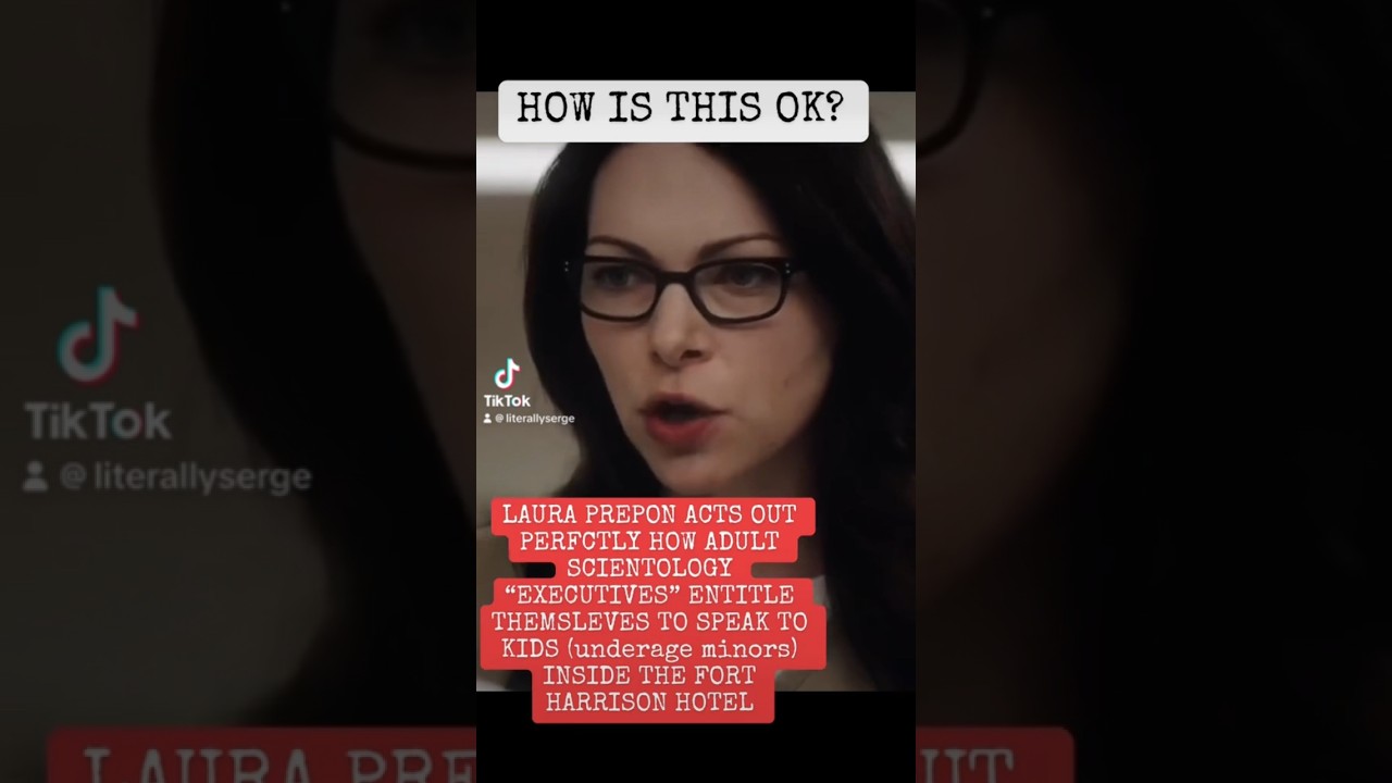LAURA PREPON ACTING OUT - how Scientology Executives SPOKE TO KIDS inside of their gross HOTELS 🤮