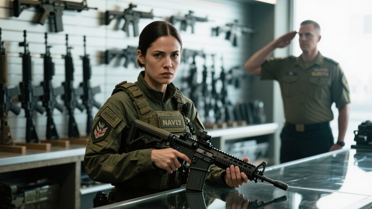 They Laughed at Her in the Gun Store—Then the Commander Walked In and Saluted | Emotional Stories