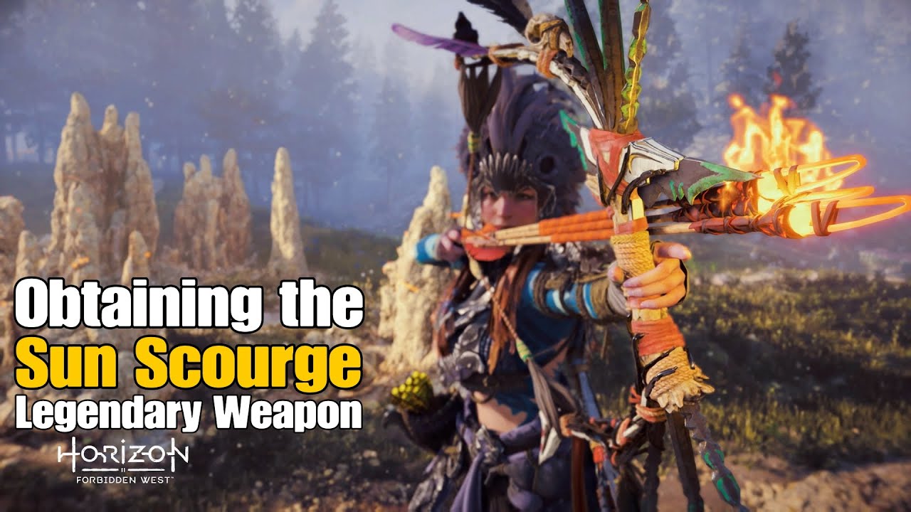 How to obtain the Sun Scourge (Legendary Weapon) - Horizon Forbidden West