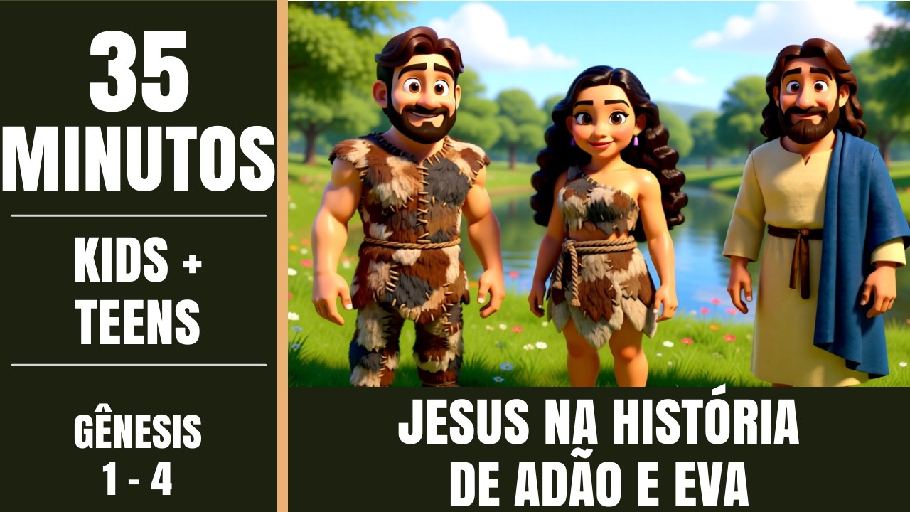 (35 MINUTOS) Jesus na História de Adão e Eva (Gênesis 1-4)