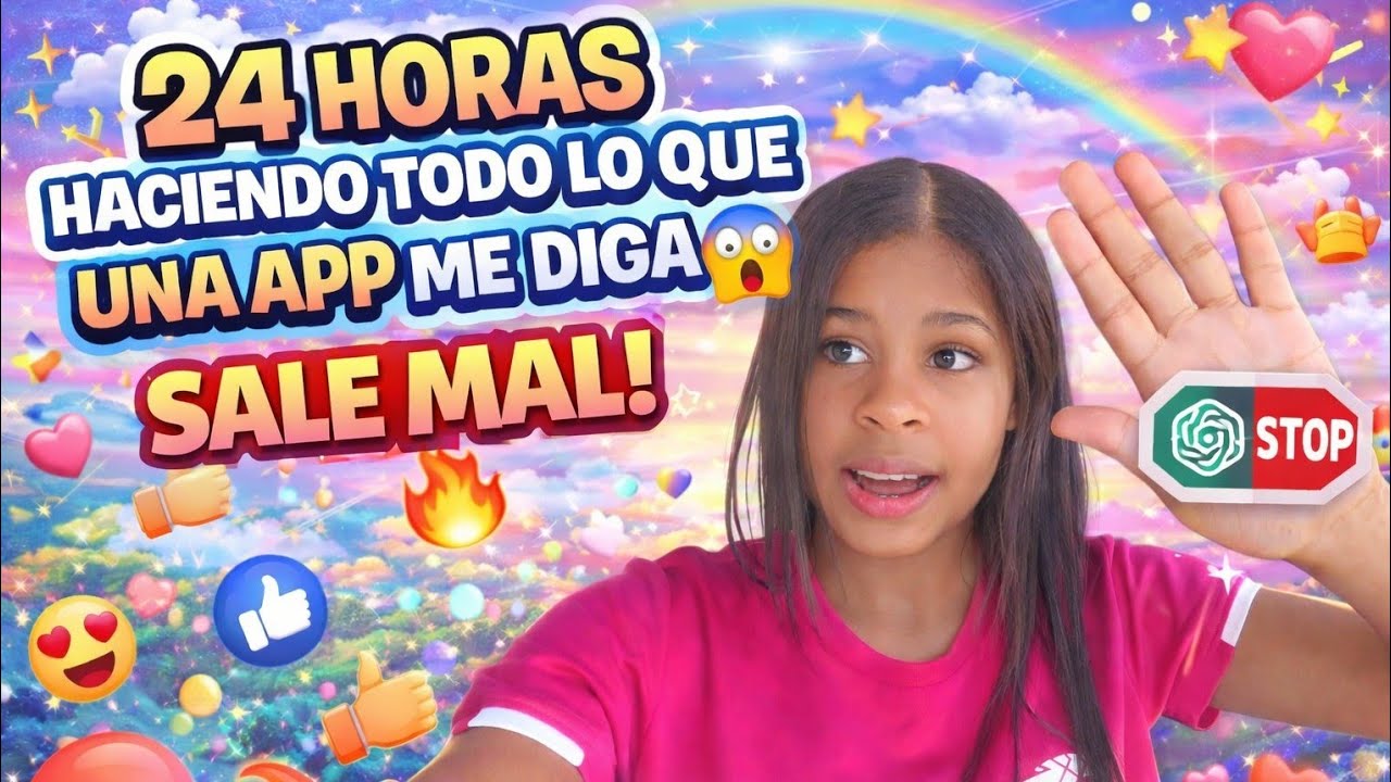 24 horas haciendo todo lo que una App me diga😱sale mal!😓#viralvideo #funny 