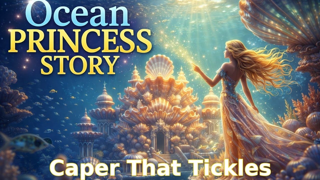 The Ocean Princess in a Magical Shell Palace | 8K Fantasy Adventure for Kids