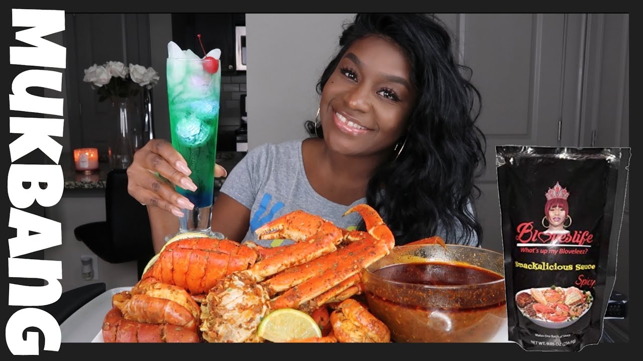 BLOVESLIFE NEW SMACKALICIOUS SAUCE SEAFOOD BOIL MUKBANG
