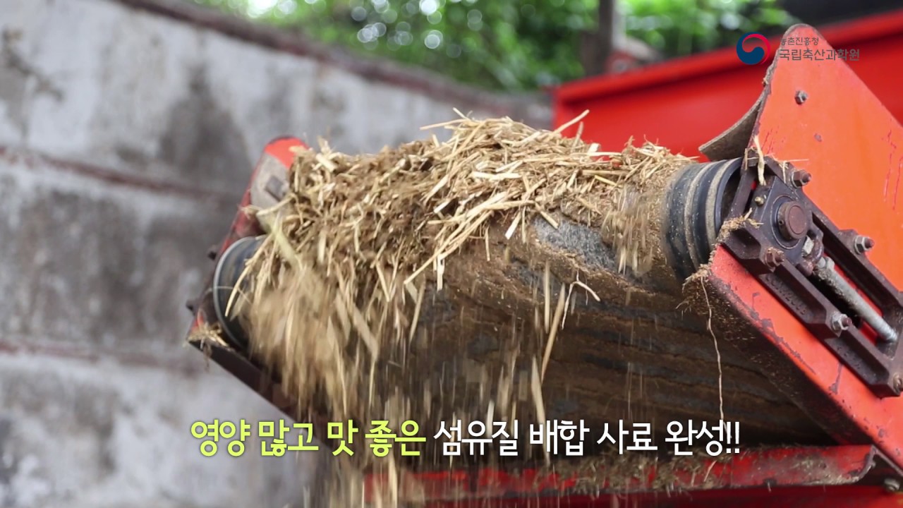 국립축산과학원,섬유질배합사료(TMR)만드는 방법