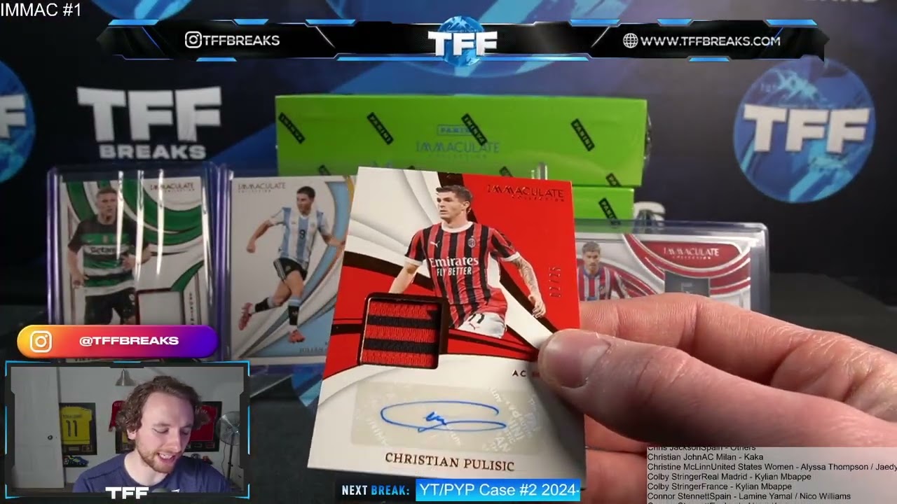 2024-25 Panini Immaculate Soccer 6 Box PYT/PYP Case #1